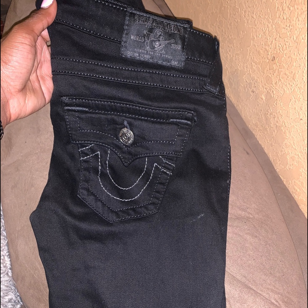 Black True Religion pants